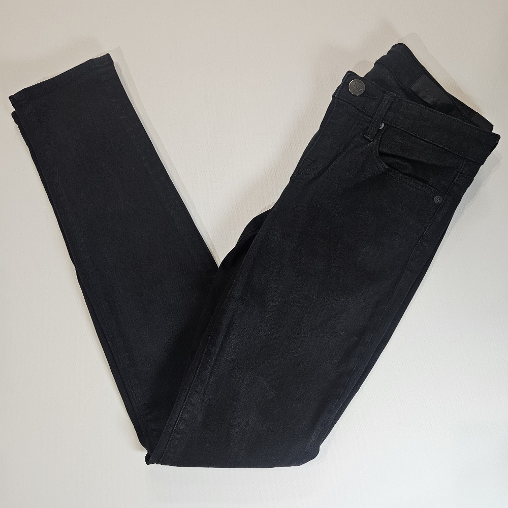 Vince Jeans Womens Size 26 Black Skinny Low Rise Made In The USA Premium Quality
